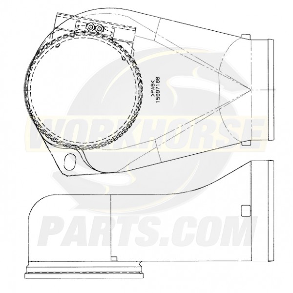 15997186 - ADAPTER ASM - THROTTLE BODY INJECTION INLET